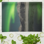 エメラルドオーロラ キッチンタオル (折り畳み)