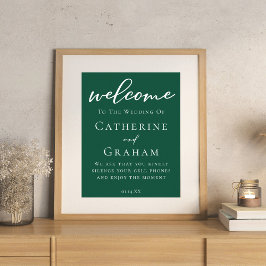 エメラルドカスタムグリーンへようこそ結婚 ポスター
