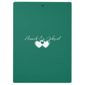 エメラルドカスタムグリーンクリップボード クリップボード (裏面)