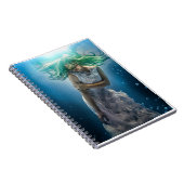エメラルドカール – マーメイド水中ホバリング ノートブック (右側)