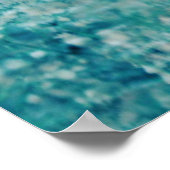 エメラルドガールグリーンポスター紙24インチx 24インチ ポスター (角)