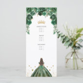 エメラルドキンセアニラフローラフェイクフォイル メニュー (スタンド正面)