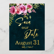 エメラルドクラシックグリーンブルガンディダークムーディーズ結婚ズ