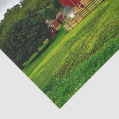 エメラルドグラスフィールドのアイディリック・ウィスコンシン赤いバーンズ 薄葉紙 (詳細)