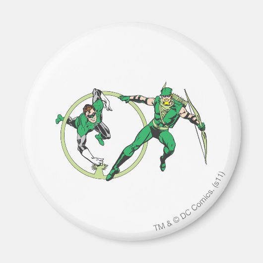 エメラルドグラディエーター&エメラルドアーチャー マグネット (正面)