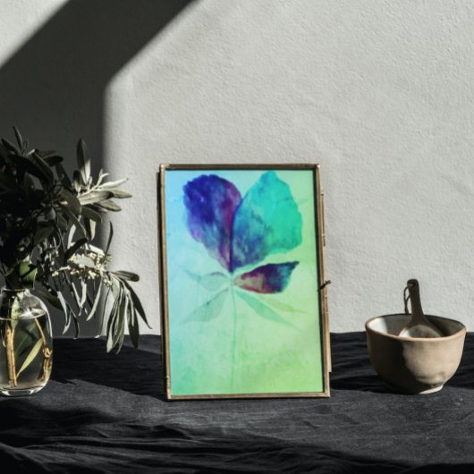 エメラルドグリーナリーウォーター魔法フローラ ポスター