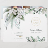 エメラルドグリーナリーサービスメニューパンフレット (正面/裏面)