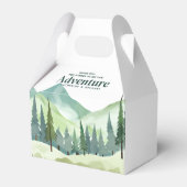 エメラルドグリーナリーマウンテン素朴パイン結婚ズ フェイバーボックス (正面サイド)