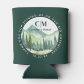 エメラルドグリーナリーマウンテン素朴パイン結婚ズ 缶クーラー (裏面)