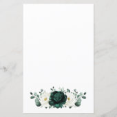 エメラルドグリーナリーユーカリブライダルシャワービンゴ (裏面)