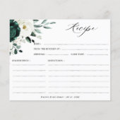 エメラルドグリーナリーユーカリブライダルシャワーレシピ (正面)