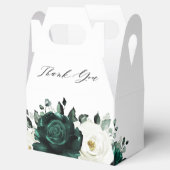 エメラルドグリーナリーユーカリプトゥスホワイトブライダルシャワー フェイバーボックス (オープン)