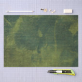 エメラルドグリーンと金ゴールドスクリプト 薄葉紙 (クラフト)