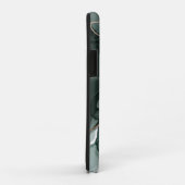 エメラルドグリーンと金ゴールド大理石、大理石背景 Case-Mate iPhoneケース (裏面/右)