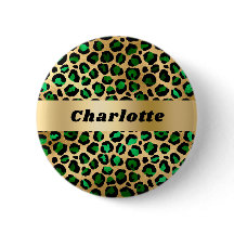 エメラルドグリーンのゴールドヒョウ柄 チェタパターン 名前