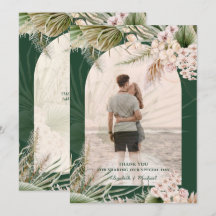 エメラルドグリーンのパンパスグラス　写真　ありがとう