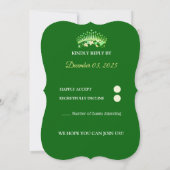 エメラルドグリーンのヴィンテージ ボホ キンセアニエラ スペイン語 (裏面)