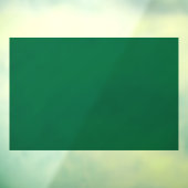 エメラルドグリーンの窓用ステッカー(30x20インチ) ウィンドウサイン (シート3)