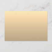 エメラルドグリーンの結婚式詳細カード エンクロージャーカード (裏面)