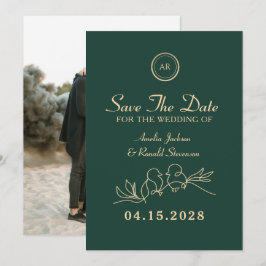 エメラルドグリーンの結婚式 セーブザデート