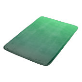 エメラルドグリーンの色合い バスマット (アングル)