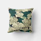 エメラルドグリーンの50周年記念スロー枕 クッション (裏面)