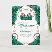 エメラルドグリーンウエスタンチャロキンセアニラプログラム 招待状 (正面)