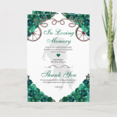 エメラルドグリーンウエスタンチャロキンセアニラプログラム 招待状 (裏面)