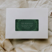 エメラルドグリーンウォーター色の植物性ローレルリターン ラベル