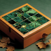 エメラルドグリーンウォールデコモダンールシックモザイク タイル