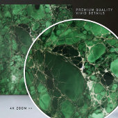 エメラルドグリーンウォールデコールアールヌーボーモザイク タイル