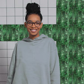 エメラルドグリーンウォールデコールアールヌーボーモザイク タイル