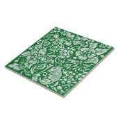 エメラルドグリーンウッドランドガーデンマウス昆虫フローラ タイル (側面)