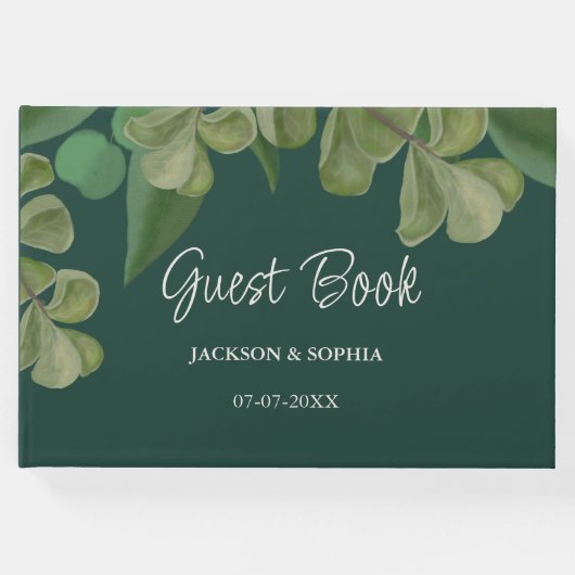 エメラルドグリーンエレガントの素朴な緑の離れが豊かに ゲストブック (正面)