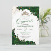 エメラルドグリーンエレガントバラミクリンキンセアニェラ 招待状 (スタンド正面)