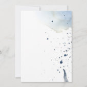 エメラルドグリーンオールインワン 招待状 (裏面)