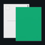 エメラルドグリーンカスタムはがき ポストカード<br><div class="desc">このエメラルドの緑色のポストカードは、単なる郵送ツールではなく、ブランディング、招待状、メッセージ、およびプロモーションのためのはっきりしたミニマルなキャンバスである。豊かな飽和色とクリーンなレイアウトにより、スタック、抱き枕、メールボックスで即座に際立つ。この完全にカスタマイズ可能なカードは企業の、イベント、個人のマイルストーン、または機関のキャンペーンに使用されるかどうかに関係なく、あなたの目的に適応する。Zazzleの直感的なデザインツールを使用すると、背景の削除、要素の移動やサイズ変更、このポストカードの招待状、チラシ、お客様カード感謝してい、プロモーションメーラー、手書き形容認書への変換を行うことができます。エメ鮮やかラルドの色相は文化や季節を越えて機能し、視覚的なノイズのないハイエンドな外観を提供する。大口のケースを利用する： – 学校と大学：学期発表、卒業生メーラー、クラブ招待状 – 宗教団体や組織：休日の挨拶、退会招待状、寄付金の訴え – 結婚式：保存する日付カード、RSVPメーラー、ブライダルシャワーの発表 – 誕生日とパーティー：マーケティングの挨拶感謝してい、あなたノート、ゲームカード – イベント：製品の促進、内的な士気認識度 – 会議とexpos：登録メーラー、QRメーラー、QRQRコードカードアウトリーチ、後を追アップEmeraldトーンは活力と洗練の感覚を加え、特に観客にアピールします(例えば:,  モダン)。きれいにしたいのか？離れ空白のよ。ブランドを入れたい？すべてを行く。注意：ザズルはこの製品に割引やクーポンコードを提供しない。しかし、量で注文することは、すべての郵送用ニーズに対して一貫した品質とブランドの一貫性を保証する。</div>