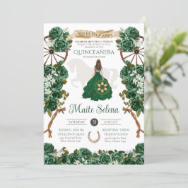 エメラルドグリーンキンセアニェラエレガントバラシャルロ 招待状