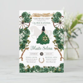 エメラルドグリーンキンセアニェラエレガントバラシャルロ 招待状