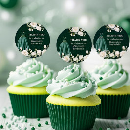 エメラルドグリーンキンセアニェラプリンセスドレスフローラ ラウンドシール