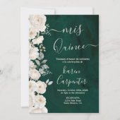 エメラルドグリーンキンセアニェラ 招待状 (正面)