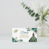 エメラルドグリーンクインセアニラ詳細カード エンクロージャーカード (スタンド正面)