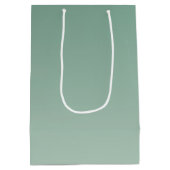 エメラルドグリーングラデーション ミディアムペーパーバッグ (裏面)