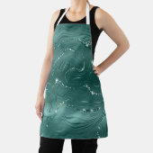 エメラルドグリーングリジー大理石 エプロン (インサイチュ)