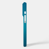 エメラルドグリーングロス電話ケはっきりしたース – Luxe Color Case-Mate iPhoneケース (裏面 / 左)