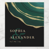 エメラルドグリーンゲート ワインラベル (シングルラベル)