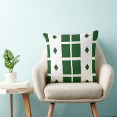 エメラルドグリーンジオメトリック装飾用クッション クッション (椅子)