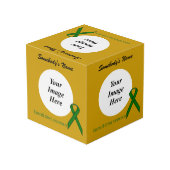 エメラルドグリーンスタンダードRbn Tmpl by Kenneth Yoncich フォトキューブ (裏面アングル)