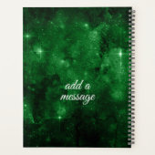 エメラルドグリーンスターズスカイプランナー プランナー手帳 (裏面)