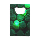 エメラルドグリーンストーン クレジットカード栓抜き (裏面)
